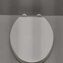 Quick Flip Toilet Seat with Built-in Potty & Splash Guard for Toddler Training, Slow Close - Jool Baby (Elongated)