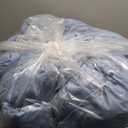 Litanika Oversized King Comforter Set Grayish Blue Super King Size, 3 Pieces Lightweight Solid Bedding Comforter Set, All Season Fluffy Bed Set (120x120In Comforter & 2 Pillowcases)