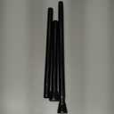 Black Tension Curtain Rod 28 to 48 Inch Spring Rod No Drilling Adjustable Shower Curtain Rod for Windows, Bathrooms, Closet, Kitchen