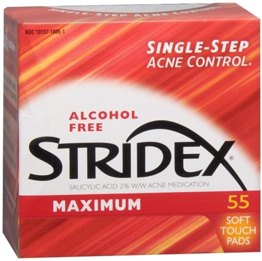 Stridex Pads Maximum Strength 54, 55 Count (Pack of 1)