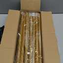 WellSign Over The Table Rod Stand with Clamps 31"-110" Length 31"-64" Height Adjustable Metal Table Hanging Decor Rod with Storage Bag for Gender Reveal Ceremony Party, Gold Table Balloon Arch Stand