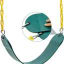 Heavy Duty 66 Inches Chain Plastic Coated Swing Seat Replacement Swing Set Accessories Outdoor
