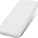 NeoBorn Baby Bassinet Mattress Pad, 33" x 20" Dual Sided Comfort Gel Memory Foam Mattress with Removable Breathable Soft Tencel Cover Fit for Baby Delight/Mika Micky/KoolerThings Bassinet