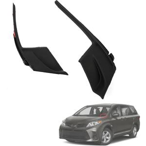2Pcs Windshield Wiper Cowl Cover Trim 53866-08020 53867-08020 Compatible with Toyota Sienna 2011 2012 2013 2014 2015 2016 2017 2018 2019 2020 Wiper Cowl Trim Panel Fender