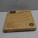 JQK Corner Glass Shelf, Brushed Steel Bathroom 304 Stainless Steel Shower Triangle Floating Wall Shelf, 10 x 10 Tempered Glass, 2 Pack, TGS190L10-BN-P2