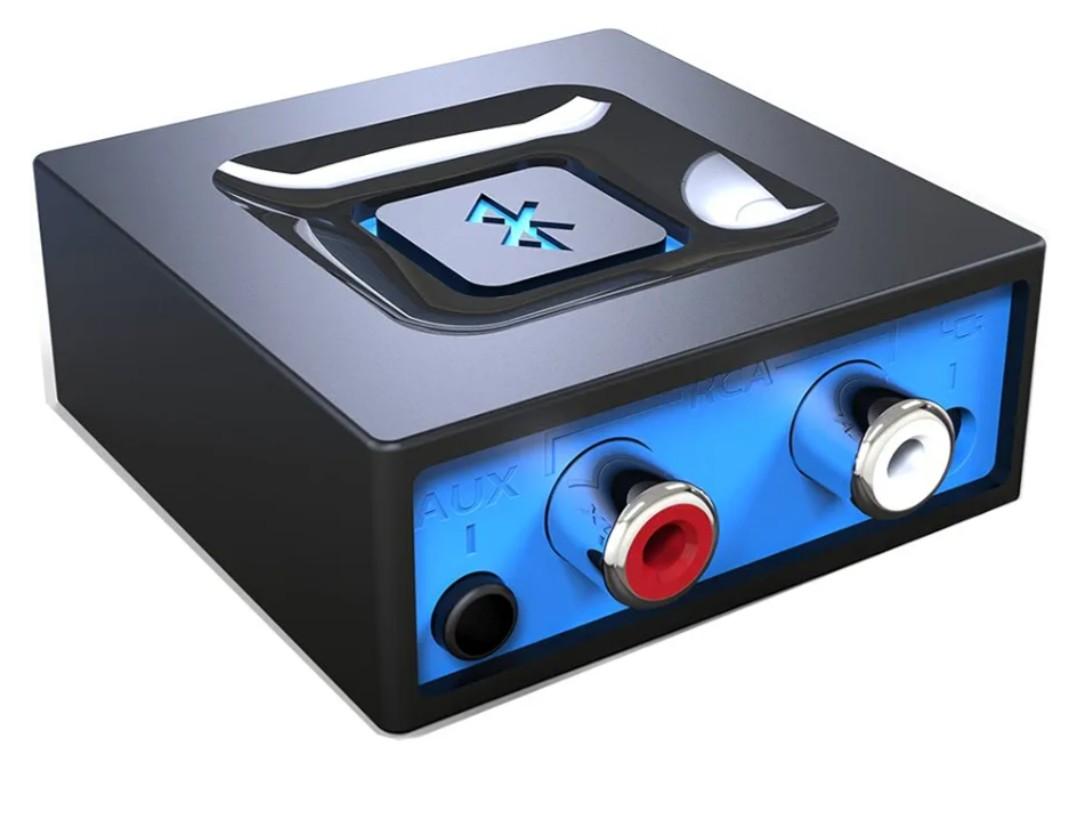 Bluetooth Audio Adapter for Music Streaming Sound System, Esinkin Wireless Audio Adapter Works with Smartphones and Tablets, Bluetooth Receiver for Home Stereo