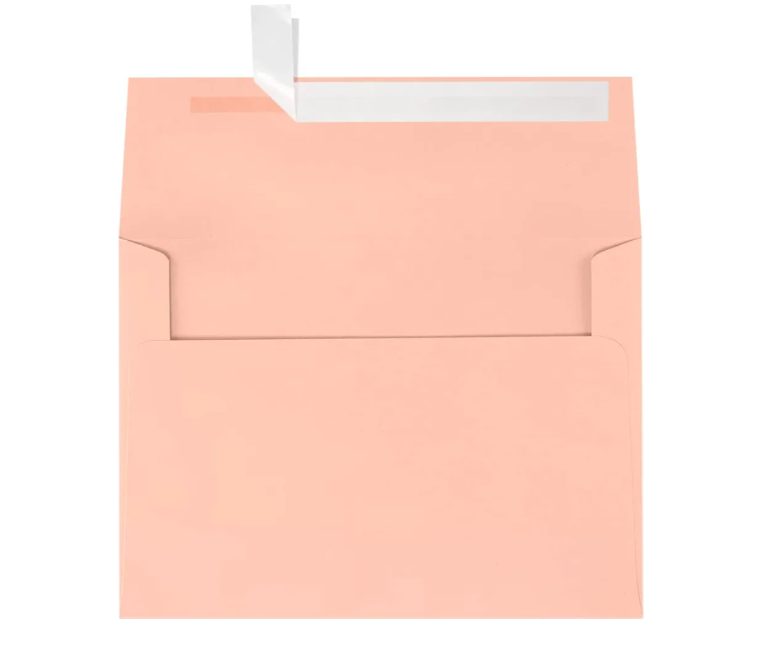 Invitation Envelopes | Peel & Press | 5 1/4" x 7 1/4" | Blush Pink | 50 Qty