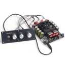 T220HS-W Power Amplifier Board 2.0 Channel 220W2 with Treble and Bass, 12V-36V Audio Power Amplifier Module with Front Panel