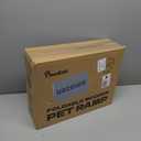 2026 Upgraded Dog Ramp for Couch, Foldable Small Dog Ramp for Sofa, 4 Adjustable Height from 13'' to 21", Portable Stable Pet Steps with Non-Slip Pad, Pet Ramps Use for Sofa Couch Stairs (A-Wood Color)