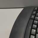 Wireless Keyboard and Mouse Combo,2.4G Full Size Wave Keys Ergonomic Keyboard with Wrist Rest for Natural Typing, 3 DPI Adjustable Ergonomic Silent Mouse for Computer/Laptop/Windows/Mac (Gray)
