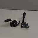 Heavy Duty Wheelchair Brakes Wheel Locks (Pack of 2) Wheelchair Parts Mount Bolt on Style for 7/8 Inch Tubing Universal Wheel Lock Brake Assembly Medical Transport Chair Brake Side(Black)