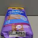 Always Discreet, Incontinence & Postpartum Underwear for Women, Maximum, Large, 28 Count