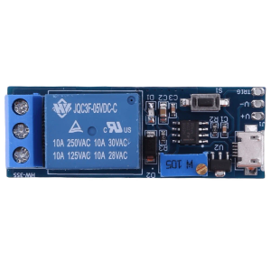 Peggybuy Adjustable Relay Module Wide Voltage Time Delay Relay Module for Electronic DIY JQC3F-05VDC-C 0A 10A 250VAC 10A 125VAC 10A 30VDC 10A 28VAC