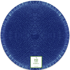 HD Designs Outdoors™ Blue 4 Pack Fringe Placemats