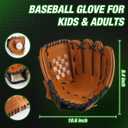 HYES Light up Baseball with LED Rechargeable, 9 Lighting Modes Glow in The Dark Baseball Gifts for Boys 8-12, Official Size Leather Weighted Balls for Day Night Indoor Outdoor Sport Game