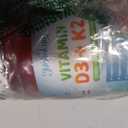 Vitamin D3 K2 Gummies 5000IU Sugar Free Supplement, 60 Count