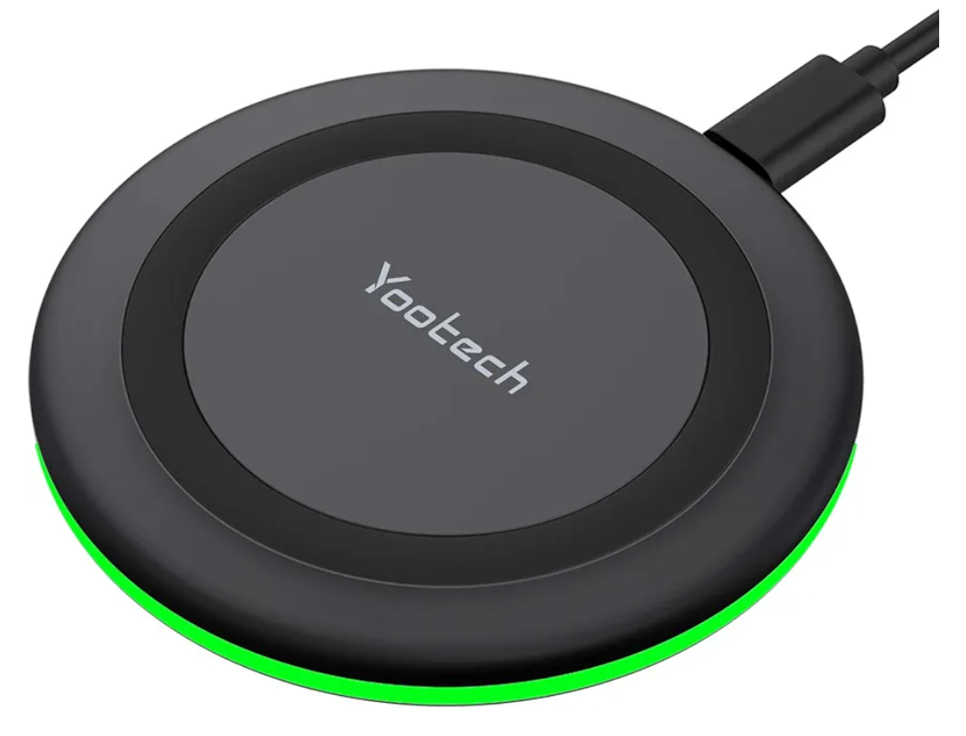 Yootech Wireless Charger,10W Max Wireless Charging Pad Compatible with iPhone 17/17 Pro/17 Pro Max/Air/16/15/14/13/SE 2022/12/11,Samsung Galaxy S25/S24/S23,for AirPods Pro 3, No AC Adapter