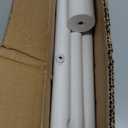 Wooden Coat Rack Freestanding with 8 Hooks,Easy Assembly New Zealand Pine Tree Coat Racks, 3 Adjustable Sizes for Clothes, Hats, Bags, for Entryway, Hallway, Bedroom, Office (White, 1 PC)