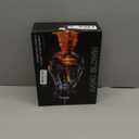 Stemless Wine Glasses Set of 6 - Hand Blown Colored Short Wine Tumblers Colorful Lead-Free Non-Fading Party Stemless Wine Glasses Set, Unique Gift for Wedding, New Year Gifts