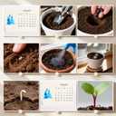 Eco-Friendly Plantable Seed Calendar 2026 - Biodegradable Monthly Planner with Wildflower, Herb & Fruit Seeds for Homes to Live In, Garden & Decor,Adding Nature