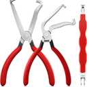 3PCS Electrical Disconnect Pliers, Automotive Electrical Terminal Connector Separator Removal Tool, Electrical Wire Plug Connector Separator for Cars