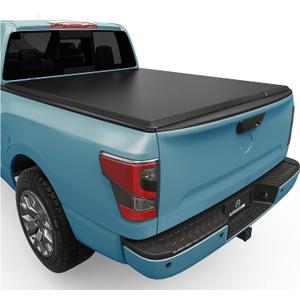 AUTOSAVER88 Tri-Fold Soft Truck Bed Tonneau Cover Fits for 2005-2026 Nissan Frontier(NO México) 5 ft Bed