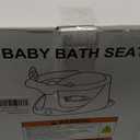 Baby Bath Seat for Babies 6 Months & Up - Bathtub Seats for Babies Sitting Up with Rinse Cup, Non-Slip, Comfortable, Infant Bath Essentials, Gray