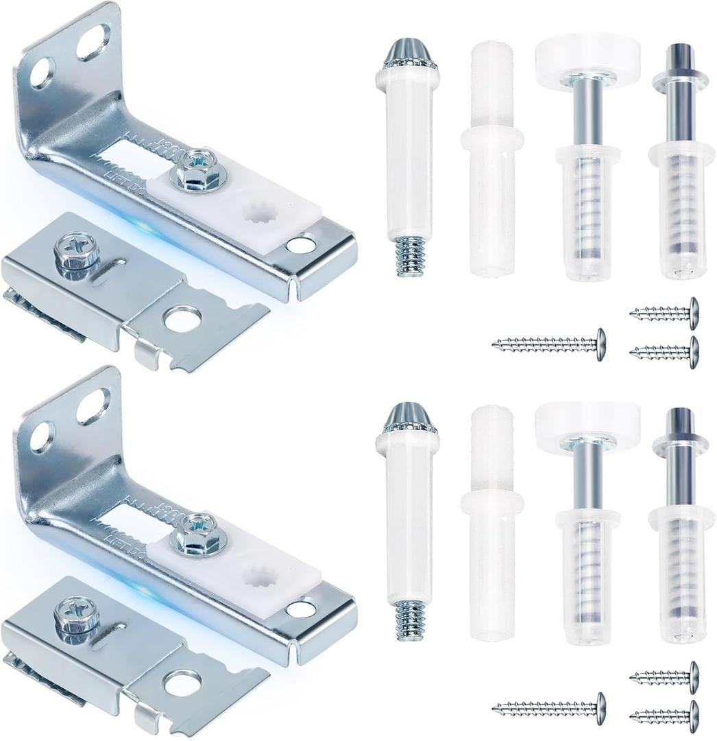 Bifold Door Hardware Repair Kit, 2-Pack Bifold Closet Door Hardware Kit Folding Door Hardware Repair Replacement Tool Kit