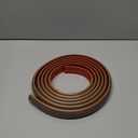 Floor Cord Cover Self Adhesive Cord Hider Floor Extension Cord Covers for Floor Power Cord Protector Cable Management Prevent Cable Trips Cable Cavity 0.47" W x 0.27" H (Smoked Brown Wood, 10Ft)