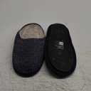 COFACE Mens Cozy Memory Foam Scuff Slippers Casual Slip On Warm House Shoes Indoor/Outdoor Sandal Slippers With Arch Support Rubber Sole Size 7-15 (12, Blue Twill)