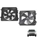 munirater 2-Pack Radiator Cooling Fan Assembly Replacement for 2007 2008 2009 CR-V 2.4l L4 Left/Right HO3120102 HO3110116 19015RZAA01 38615RZAA01