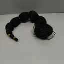 Kinky Afro Bubble Ponytail Extension for Black Women 18 Inch Long Drawstring Ponytail Natural Black Clip on Ponytails for Kids Synthetic Hair Piece Protective Style #1B 90G