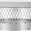 Draft King SS14U Round Bolt On Stainless Steel Single Flue Chimney Cap, 14" Diameter