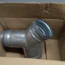 4" Duct Splitter for Exhaust Fan Dryer Vent Hose 3 Way Duct Hose Connector, Y Shaped Duct Connector Split Ventilation Intake Outlet (4" Y Shape with Rubber Gasket)