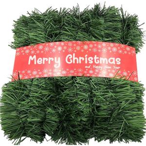 Christmas Garland, Artificial Non-Lit Soft Green Garlands, Classic Christmas Greenery Garland Festive Home Decor for Indoor or Outdoor Use