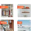 Vacplus Moisture Absorbers, Hanging Closet Dehumidifier Bags, Humidity Packs, Desiccant, Closet Dehumidifiers with Activated Charcoal, 10 Pack, 9.8 OZ