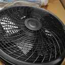 Lasko Oscillating Cyclone Pedestal Fan, Adjustable Height, Timer, Remote Control, 3 Speeds, for Bedroom, Living Room, Home Office, 18", Black, 1843