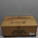 ProsourceFit Acupressure Mat and Pillow Set for Back/Neck Pain Relief and Muscle Relaxation (Large - Black/Black)