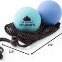 Acupoint Physical Massage Therapy Ball Set - Ideal for Yoga, Deep Tissue Massage, Trigger Point Therapy and Myofascial Release Physical Therapy Equipment