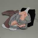 FINETOO 6 Pack String Underwear for Women Cotton High Cut Stretch Breathable Low Rise Hipster Cheeky Bikini Panties  (Medium, 6 Pack A(black+white+gray+wine Red+pink+dark Purple))