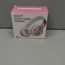 AILIHEN C8 Wired Headphones with Mic & Volume Control - Noise Isolating On-Ear Headphones for Girls School, Plug in Corded 3.5mm Headsets for Chromebook Laptop Computer PC Tablets Travel (Rose Gold) (Medium)