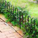 5Pack Decorative Garden Fence Metal Fence Border 18" H x 20" W Fence Panels No Dig Fence Landscape Fencing for Flower Bed Yard Dogs Animal Barrier