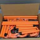 GHB Agility Hurdles 8" Speed Agility Training Hurdles, Detachable Sturdy Hurdles Training Equipment Set with Carry Bag for Kids,Athletes,Soccer,Basketball (5 Pack)