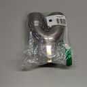 FAIZJUNBEN 3 inch exhaust tip, universal stainless steel exhaust tailpipe dual tailpipe slant for most cars (Bent, silver white)