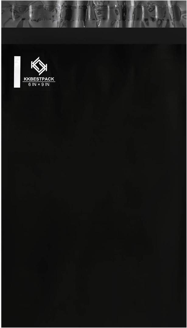 KKBESTPACK 6x9 1000 PCS Poly Mailers Shipping Bags for Small Business  Self Sealing Package Envelopes (6" X 9")