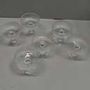 Vintage Coupe Champagne Glasses Set of 6, 6oz Long-Stem Crystal Glassware - Perfect for Martinis and Cocktails (6 SET)