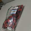 SIMISI RIBBON 10 Pcs Red Black Plaid Christmas Cabinet Door Ribbon Bows Large Bow for Fireplace, Kitchen, Home, Xmas