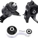 Engine Motor and Transmission Mount Kit, Compatible with 2003-2008 Mazda 6 2.3L L4 Engine,Replace OE A3907 GJ6A39070 A6494 GK2E39060D A6497 GK2A3904XB GK2A39040 GK2A39040A Set of 3