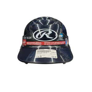 Used Rawlings RCFTB Batting Helmet No Mask Navy Blue |  Fit Size: 6.5" - 7.5"
