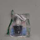 PF WaterWorks PF0936-BN Toe Touch (Tip Toe, Foot Actuated) Bath Tub/Bathtub Drain Stopper Includes 3/8" and 5/16" Fittings (With Hair Catcher, Brushed Nickel)